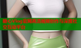 糖心Vlog官网高清视频创作与深度社交互动平台