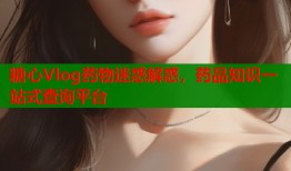 糖心Vlog药物迷惑解惑，药品知识一站式查询平台