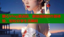 糖心Vlog邀请码，解锁视频创作新体验，轻松分享生活瞬间
