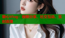 糖心Vlog：视频分享、社交互动、实时直播