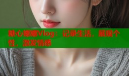 糖心娜娜Vlog：记录生活，展现个性，激发情感
