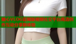 糖心VLOG官网版视频社交平台高清创作互动分享新体验