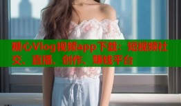 糖心Vlog视频app下载：短视频社交、直播、创作、赚钱平台