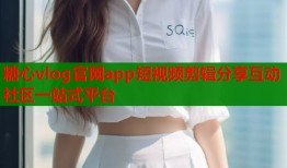糖心vlog官网app短视频剪辑分享互动社区一站式平台