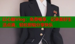 以心糖Vlog：免费畅享，记录美好生活点滴，轻松剪辑分享快乐