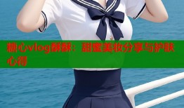 糖心vlog酥酥：甜蜜美妆分享与护肤心得