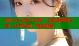糖心vlog官方下载：丰富短视频资源，社交互动，轻松观看