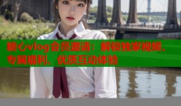 糖心vlog会员邀请：解锁独家视频、专属福利、优质互动体验