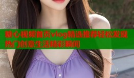 糖心视频首页vlog精选推荐轻松发现热门创意生活精彩瞬间