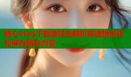 糖心vlog下载途径全解析高速稳定轻松保存精彩内容