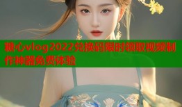 糖心vlog2022兑换码限时领取视频制作神器免费体验