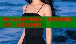 糖心vlog国产最地址：探索创意视频社区，记录生活瞬间
