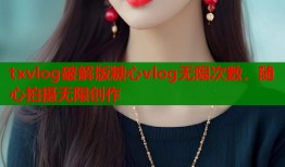 txvlog破解版糖心vlog无限次数，随心拍摄无限创作