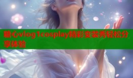 糖心vlog1cosplay精彩变装秀轻松分享体验