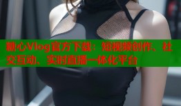 糖心Vlog官方下载：短视频创作、社交互动、实时直播一体化平台
