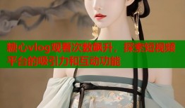 糖心vlog观看次数飙升，探索短视频平台的吸引力和互动功能