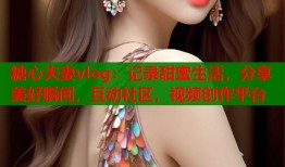 糖心夫妻vlog：记录甜蜜生活，分享美好瞬间，互动社区，视频创作平台