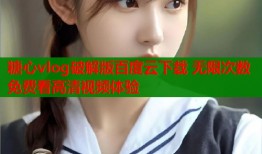 糖心vlog破解版百度云下载 无限次数免费看高清视频体验