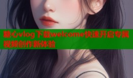 糖心vlog下载welcome快速开启专属视频创作新体验