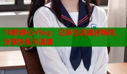 18款糖心Vlog：记录生活美好瞬间，分享快乐与温暖