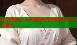 柚子猫糖心vlog揭秘P站独家创作与互动魅力