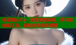 电锯糖心AV：极致视觉体验，多功能编辑工具，轻松创作精彩视频