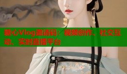 糖心Vlog邀请码：视频创作、社交互动、实时直播平台