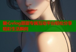 糖心vlog甜甜专属互动平台轻松分享精彩生活瞬间