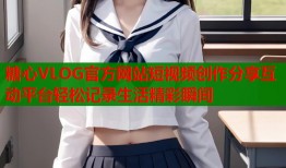 糖心VLOG官方网站短视频创作分享互动平台轻松记录生活精彩瞬间