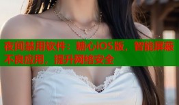 夜间禁用软件：糖心iOS版，智能屏蔽不良应用，提升网络安全