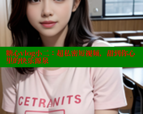 糖心vlog小二：超私密短视频，甜到你心里的快乐源泉