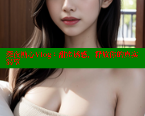 深夜糖心Vlog：甜蜜诱惑，释放你的真实渴望