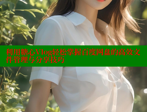 利用糖心Vlog轻松掌握百度网盘的高效文件管理与分享技巧