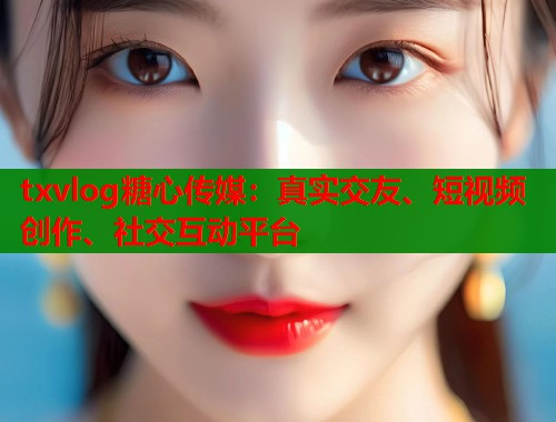 txvlog糖心传媒：真实交友、短视频创作、社交互动平台