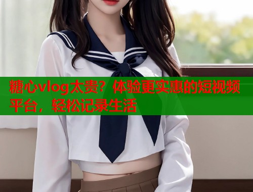 糖心vlog太贵？体验更实惠的短视频平台，轻松记录生活