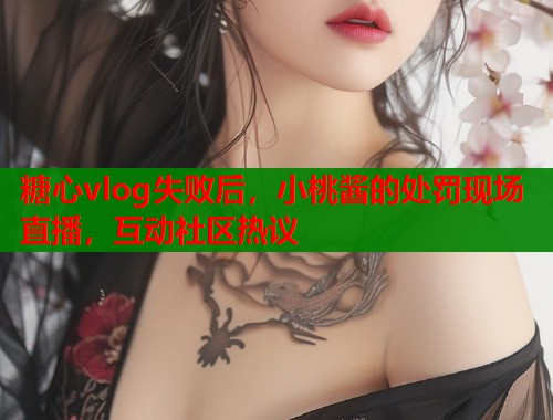 糖心vlog失败后，小桃酱的处罚现场直播，互动社区热议