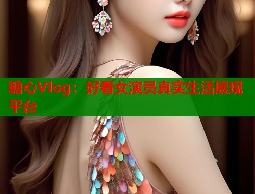 糖心Vlog：好看女演员真实生活展现平台