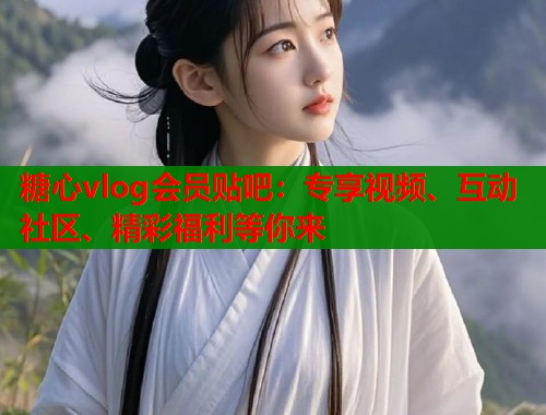 糖心vlog会员贴吧：专享视频、互动社区、精彩福利等你来