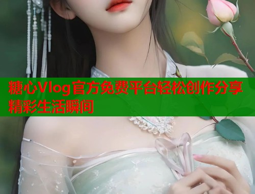糖心Vlog官方免费平台轻松创作分享精彩生活瞬间