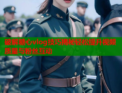 破解糖心vlog技巧揭秘轻松提升视频质量与粉丝互动