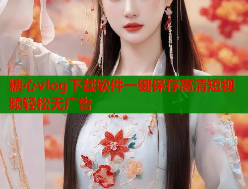 糖心vlog下载软件一键保存高清短视频轻松无广告